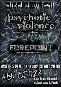 Plakat - Psychotic Violence, Forepoint