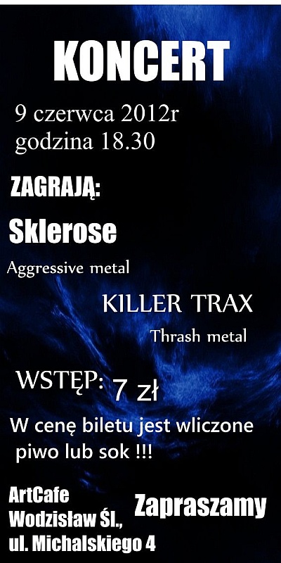 Plakat - Sklerose, Killer Trax