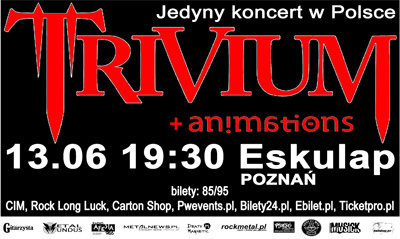 Plakat - Trivium, Animations