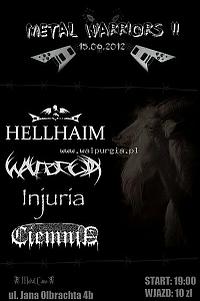 Plakat - Hellhaim, Injuria, Walpurgia, Ciemnia
