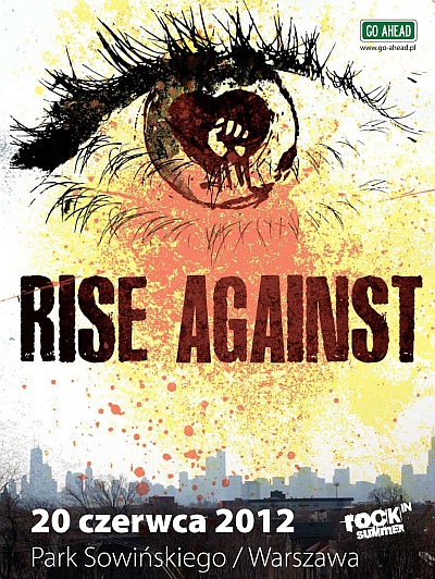 Plakat - Rise Against, The Flatliners, Upside Down