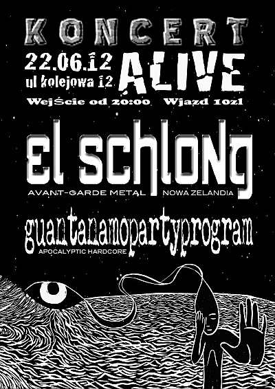 Plakat - El Schlong, Guantanamo Party Program