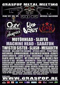 Plakat - Graspop Metal Meeting 2012