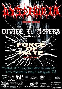 Plakat - Dysphoria, Divide Et Impera, Force of Hate