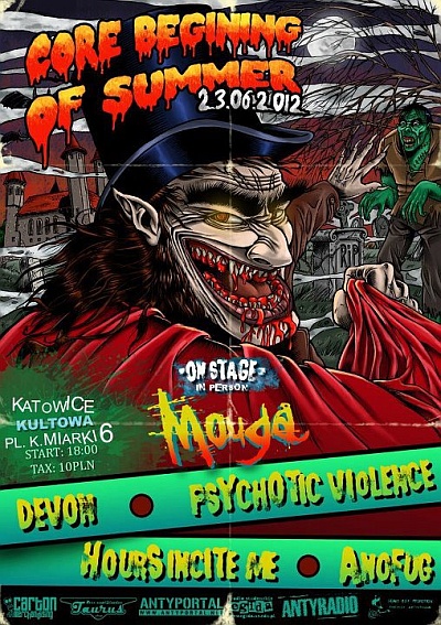 Plakat - Devon, Psychotic Violence, Anofug