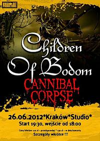 Plakat - Children Of Bodom, Cannibal Corpse