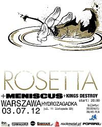 Plakat - Rosetta, Kings Destroy, Meniscus