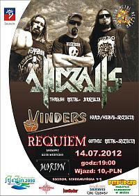 Plakat - Andralls, Vinders, Requiem