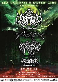 Plakat - In Torment, Amzius, Offence, Sacrofuck