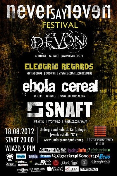 Plakat - Devon, Electric Retards, Ebola Cereal