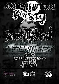 Plakat - Steel Habit, Break the Head, Scream Maker