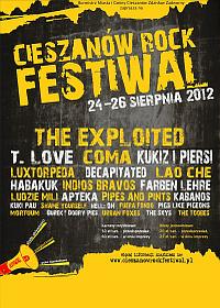 Plakat - Cieszanów Rock Festival 2012
