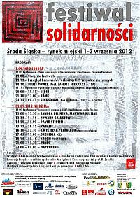 Plakat - Festiwal Solidarności