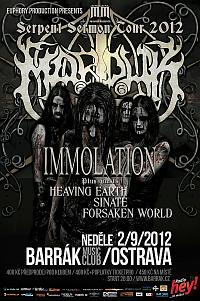 Plakat - Marduk, Immolation, Heaving Earth