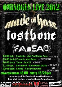 Plakat - Lostbone, Made of Hate, Fadead