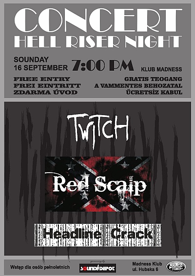 Plakat - Twitch, Red Scalp, Headline Crack