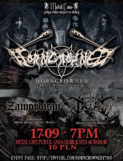 Plakat - Horncrowned, Hell Patrol, Zamordism