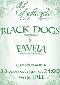 Plakat - Black Dogs, Favela