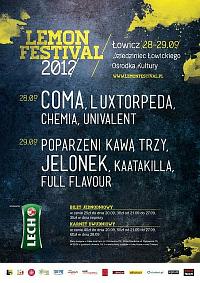 Plakat - Lemon Festival 2012