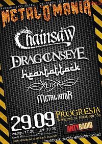 Plakat - Chainsaw, Dragon's Eye, Heart Attack