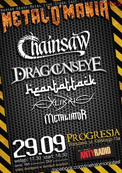 Plakat - Chainsaw, Dragon's Eye, Heart Attack