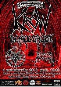 Plakat - Krow, Demogorgon, Raped Christ