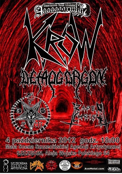 Plakat - Krow, Demogorgon, Raped Christ