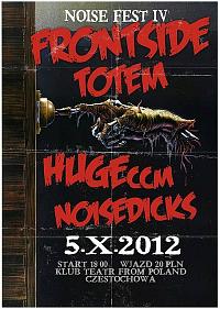 Plakat - Frontside, Totem, HugeCCM, Noise Dicks