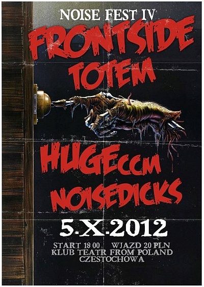 Plakat - Frontside, Totem, HugeCCM, Noise Dicks