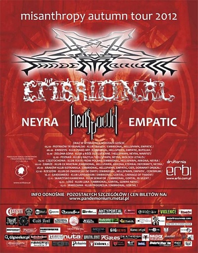 Plakat - Pandemonium, Embrional, Gortal