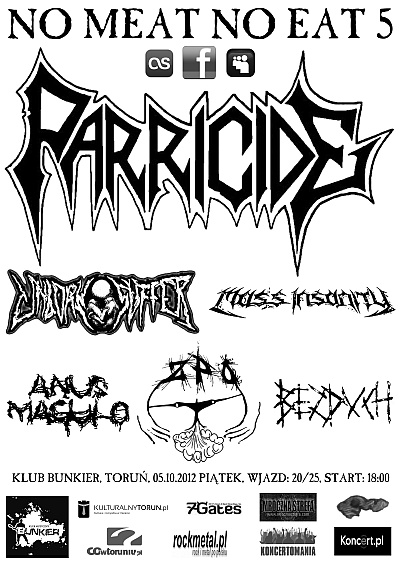 Plakat - Parricide, Unborn Suffer, Anus Magulo