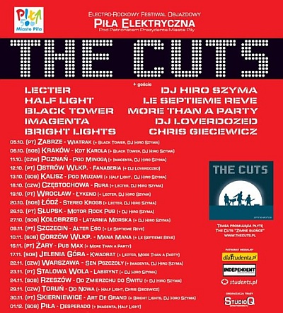 Plakat - The Cuts, Lecter, DJ Hiro Szyma