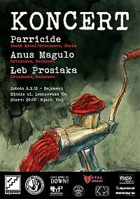 Plakat - Parricide, Anus Magulo, Łeb Prosiaka