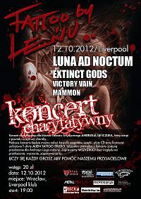 Plakat - Luna Ad Noctum, Extinct Gods, Victory Vain