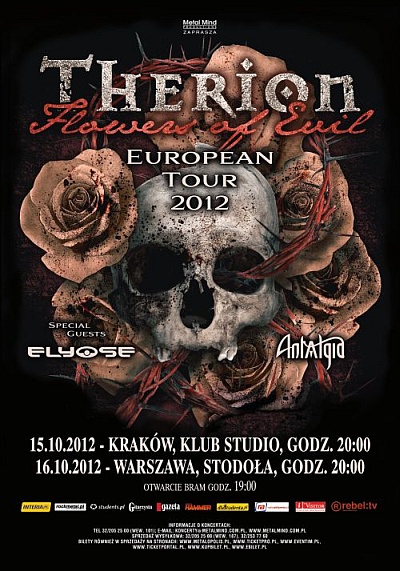 Plakat - Therion, Elyose, Antalgia