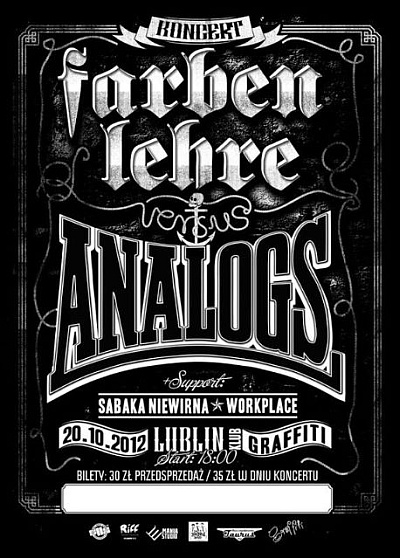 Plakat - Analogs, Farben Lehre, Sabaka Niewierna