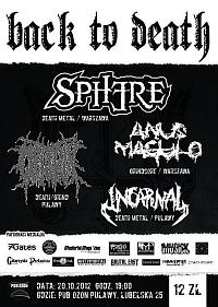 Plakat - Sphere, Cicatrix, Anus Magulo, Incarnal