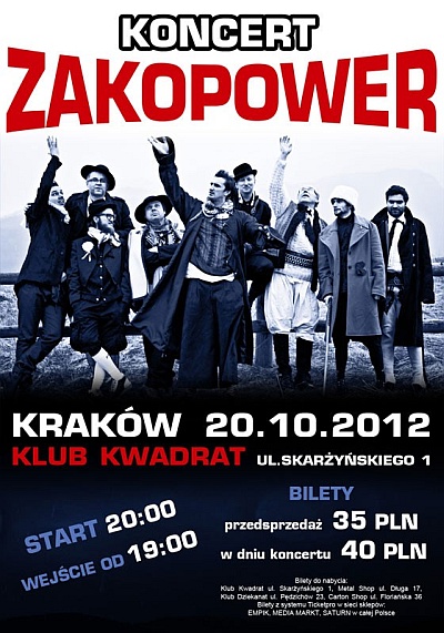Plakat - Zakopower