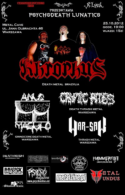 Plakat - Khrophus, Anus Magulo, Cryptic Rites