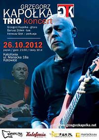 Plakat - Grzegorz Kapołka Trio