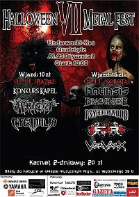 Plakat - Halloween Metal Fest VII
