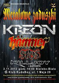 Plakat - Kreon, Hammer, Stos, Killjoy