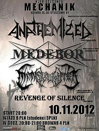 Plakat - Anathemized, Medebor, Manslaughter