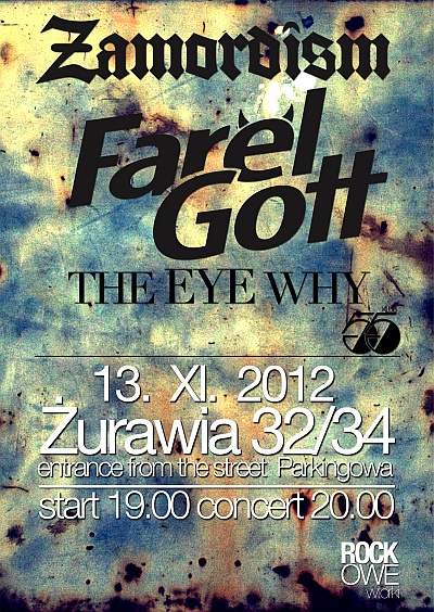 Plakat - Zamordism, Farel Gott, The Eye Why