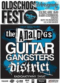 Plakat - Analogs, Guitar Gangsters, District