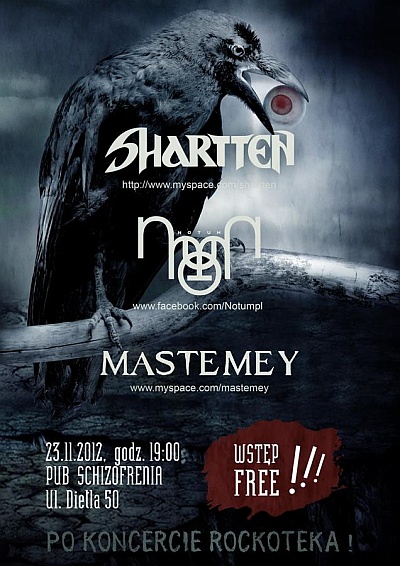 Plakat - Shartten, Notum, Mastemey