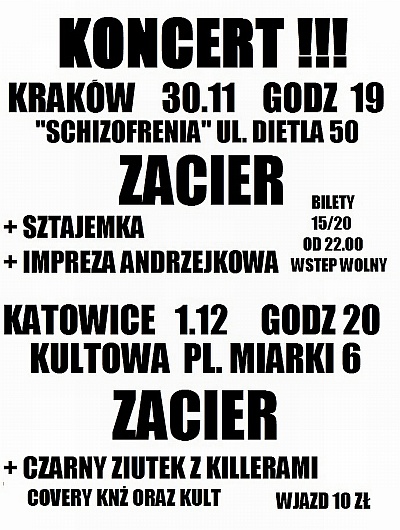 Plakat - Zacier, Sztajemka