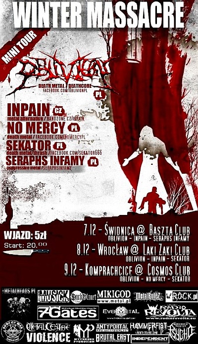 Plakat - Oblivion, Inpain, Seraphs Infamy