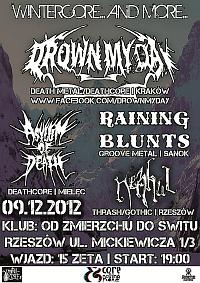 Plakat - Drown My Day, Raining Blunts, Asylum of Death