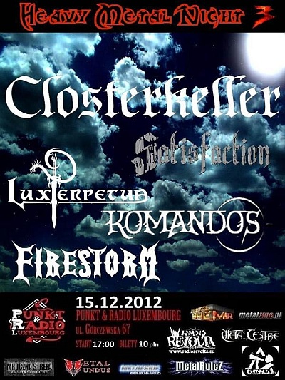 Plakat - Closterkeller, Satisfaction, Lux Perpetua